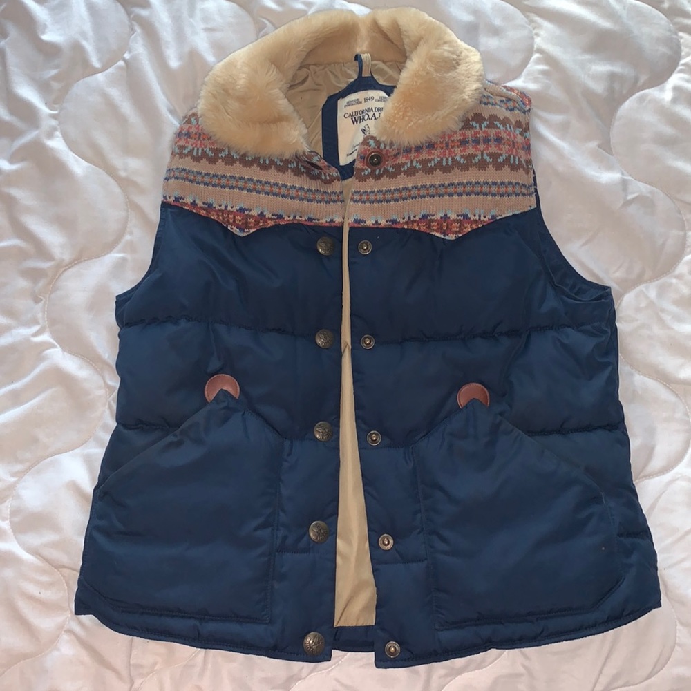 California Dream WHO.A.U Puffer vest SIZE L